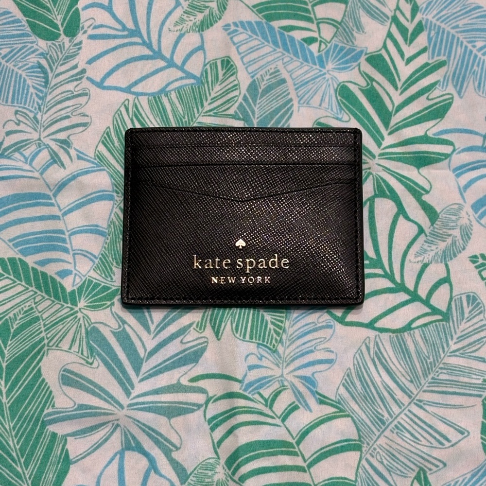 Kate Spade Black Card Holder (NWOT)